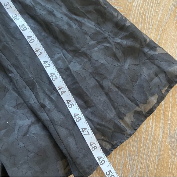 NWT Anne Klein Women's V-neck Sleeveless Attached-sash Midi Dress In Black (XL) - Picture 8 of 10